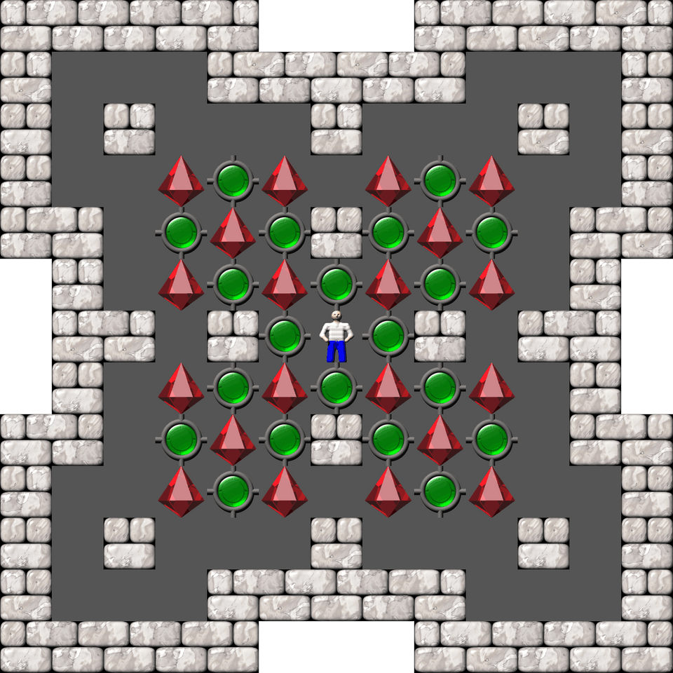 Sokoban Sasquatch 06 Arranged level 10